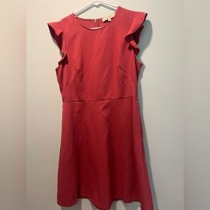 Loft dress, size 10. Coral
